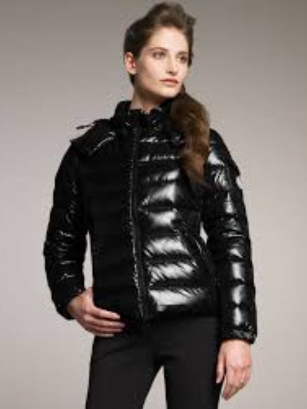 Moncler Bady Black Down Puffer Jacket Size 2=Medium